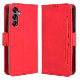 Откидной чехол для Samsung Galaxy A15 4G / 5G, Card Slot, красный