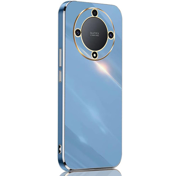 Чехол для Honor Magic 5 Lite, Glamour CamShield, синий