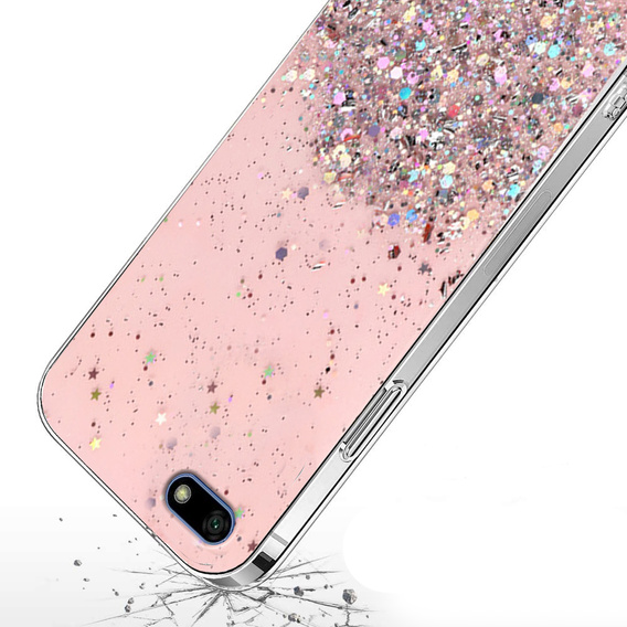 Чoхол до Huawei Y5 2018, Glittery, рожевий