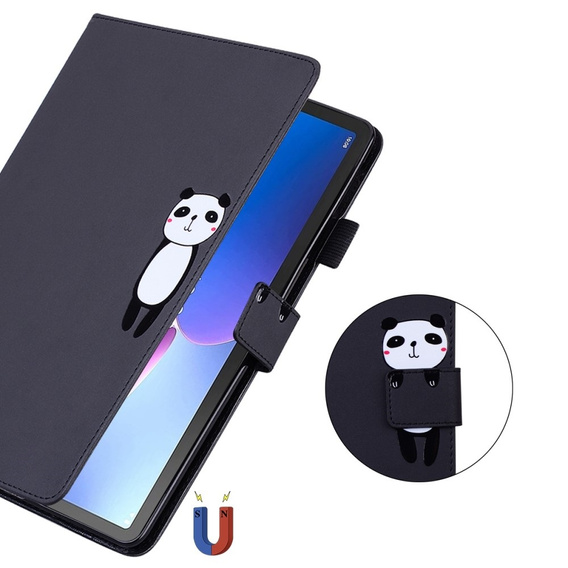 Чехол для Lenovo Tab M10 Plus 10.6 Gen 3, с клапаном, animal, чёрный