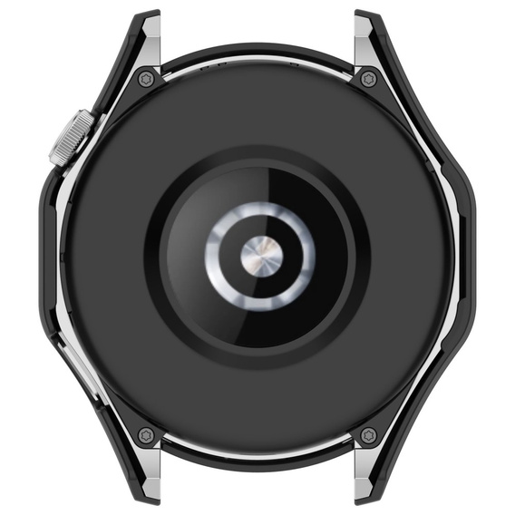 Чехол 2 в 1 + закаленное стекло для Huawei Watch GT 4 46mm, μαύρη