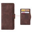 Футляр з клапаном для Xiaomi Poco F7 Ultra, Card Slot, коричневий