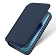 Чехол Dux Ducis для iPhone 17, Skin Pro, с клапаном, со слотом для карт, темно-синий