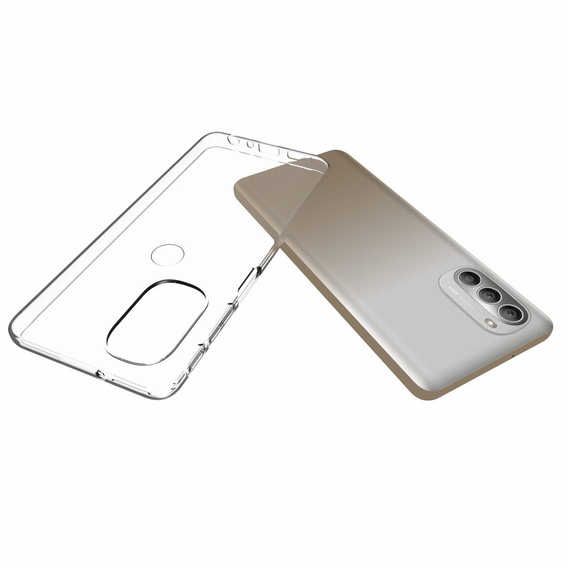 Тонкий чохол до Motorola Moto G51 5G, Slim, прозорий