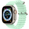 Силиконовый ремешок Apple Watch 1/2/3/4/5/6/7/8/SE/ULTRA 42/44/45/49mm, Matcha Green