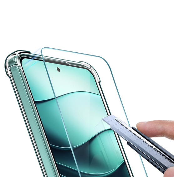 Чехол для Xiaomi Redmi Note 14 5G, Erbord Dropproof, прозрачный + стекло