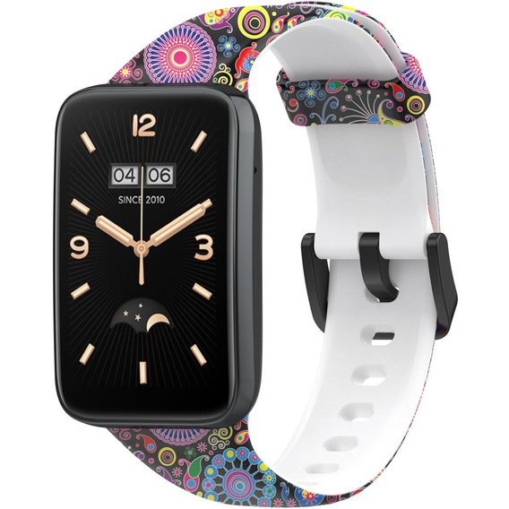 Силіконовий ремінець для Xiaomi Mi Band 7 Pro, Peacock