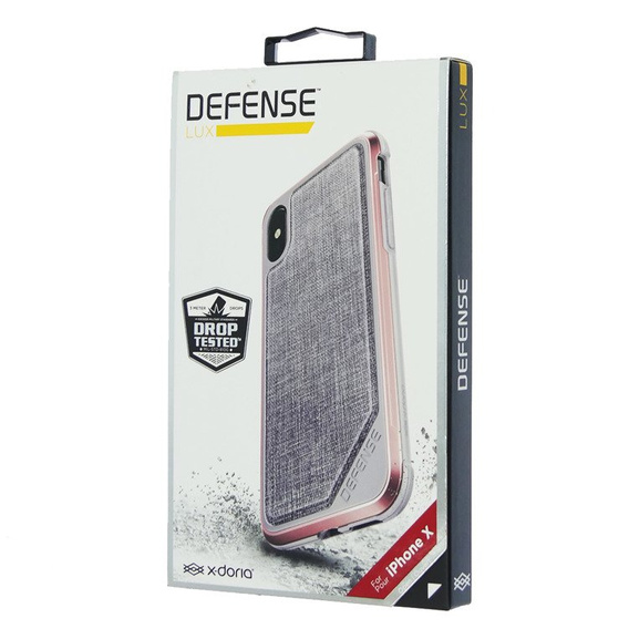Чехол от фирмы X-Doria Defense Lux iPhone для XS/X - Rose Gold