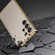 Чехол до Samsung Galaxy S25 Ultra, GKK Leather, титановый серый