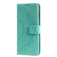 Чохол-книжка для Oppo Reno6 5G, Mandala, зелений