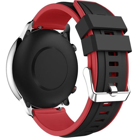 Силиконовый ремешок до Huawei Watch GT 2 Pro - Black / Red