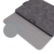 Чехол до Microsoft Surface Go 3/Go 2/Go, Wallet Pen Slot, серый