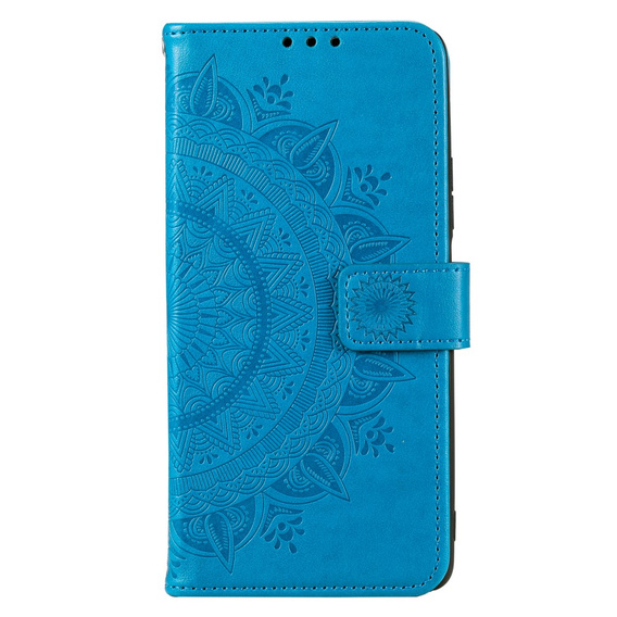 Откидной чехол для Motorola Moto G13 / G23, Mandala Flower, синий