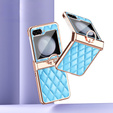 Чехол для Samsung Galaxy Z Flip5 5G, Electro Stitching , синий