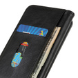 Чехол до Samsung Galaxy A26, Wallet Litchi Leather, чёрный