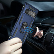 Бронированный Чехол до Google Pixel 6 Pro, Nox Case Ring, темно-синий