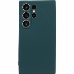 Чехол до Samsung Galaxy S24 Ultra, Silicone Lite, зелёный