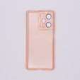 Чoхол до Xiaomi Poco F5, Fusion Hybrid, прозорий / рожевий