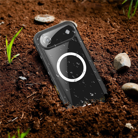 Чохол для iPhone Air, водонепроникний IP68, SHELLBOX MagSafe, чорний