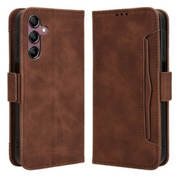 Футляр з клапаном для Samsung Galaxy A15 4G / 5G, Card Slot, коричневий