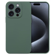 Чехол до iPhone 15 Pro Max, Silicone Lite, тёмно-зелёный