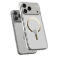 Чохол Spigen для iPhone 17 Pro, Ultra Hybrid MagSafe, прозорий / золотий