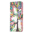 Откидной чехол для Xiaomi Redmi 12 4G, Wallet, tree of life, белый