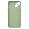 Чехол до iPhone 15 Plus, Silicone Lite, зелёный