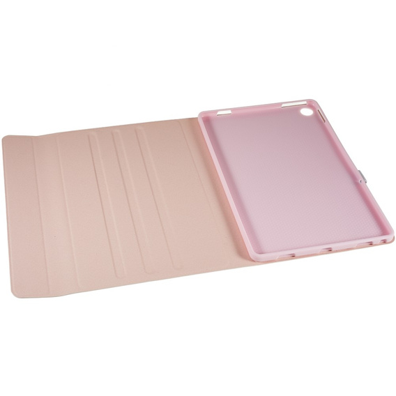 Чехол + клавиатура Lenovo Tab M10 Plus Gen 3 TB-125F TB-128F, розовый rose gold
