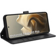 Чохол-фліп для Motorola Edge 60 Pro, Wallet Rhombus, чорний