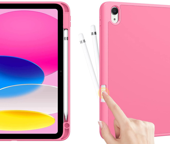 Чохол для iPad 11" 2025 A16 (11 gen.) / iPad 10.9" 2022 (10 gen.), Smartcase, рожевий