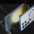 Чехол до Samsung Galaxy S23 Ultra, MagSafe Hybrid, темно-синий