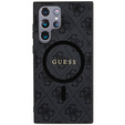 Чехол GUESS до Samsung Galaxy S24 Ultra, 4G Ring Classic Logo, серый