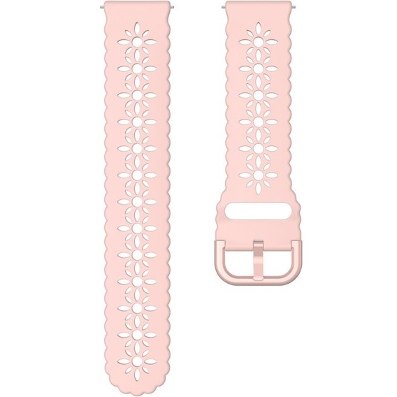 Силиконовый ремешок 22mm Soft Hollowed-out, Pink