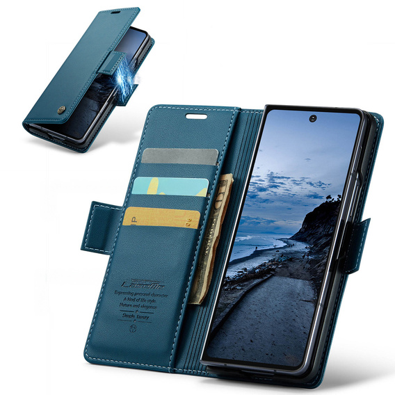 Чохол-розкладачка Litchi Wallet для Samsung Galaxy Z Fold7 5G