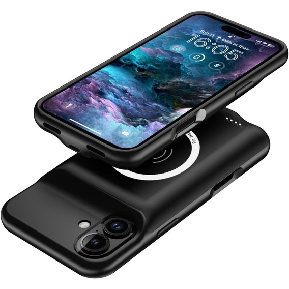 Чохол з батареєю 7000mAh до iPhone 13 Pro Max, чорний