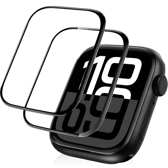 2x Гібридне скло ERBORD для Apple Watch 10/11 46mm