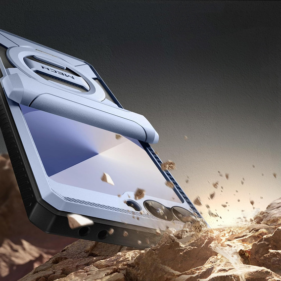 Чехол Tongate MECH с MagSafe для Samsung Galaxy Z Flip7 FE / Z Flip6, синий