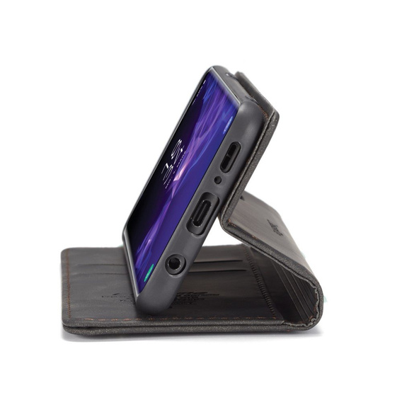 Чехол CASEME для Samsung Galaxy S9, Leather Wallet Case, чёрный