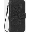 Чохол-книжка для Oppo A60, Butterfly, чорний