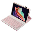 Чохол + клавіатура Lenovo Tab P11 Gen 2, Pen Slot, рожевий rose gold