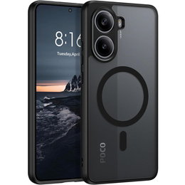 Чохол для Xiaomi Poco X7 Pro 5G, для MagSafe, ERBORD Matt Case, чорний