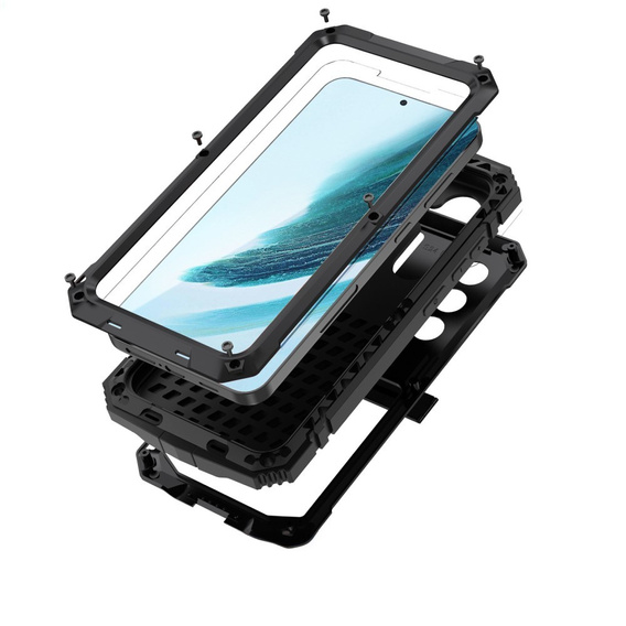 Бронированный чехол для Samsung Galaxy S25+ Plus, R-JUST, чёрный