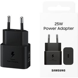 Мережевий зарядний пристрій Samsung EP-T2510NBEGEU 25 Вт USB-C (чорний)