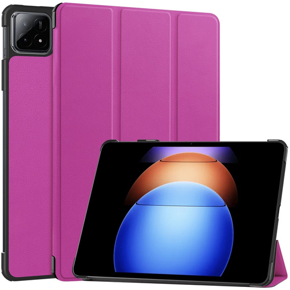 Чохол для Xiaomi Pad 6S Pro 12.4, Smartcase, фіолетовий