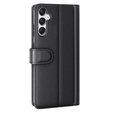 Флип-кейс для Samsung Galaxy A25 5G, Split Leather, чёрный