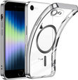 Чехол для iPhone 7 / 8, Electro MagSafe, серебряный + стекло для экрана