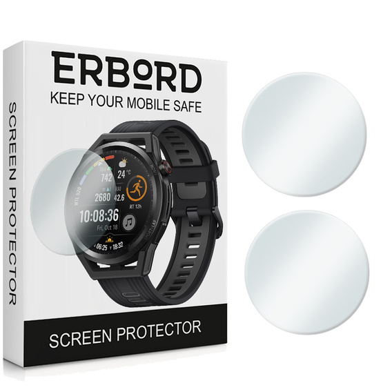 Захисне скло 2х Erbord для дисплею смарт годинника Huawei Watch GT Runner