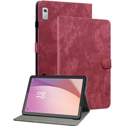 Чехол до Lenovo Tab M9, Wallet Pen Slot, красный