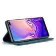 Чехол CASEME для Samsung Galaxy S10, Leather Wallet Case, синий